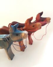 Donkey Braying with Bridle