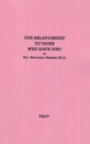 Our Relationship to Those Who Have Died