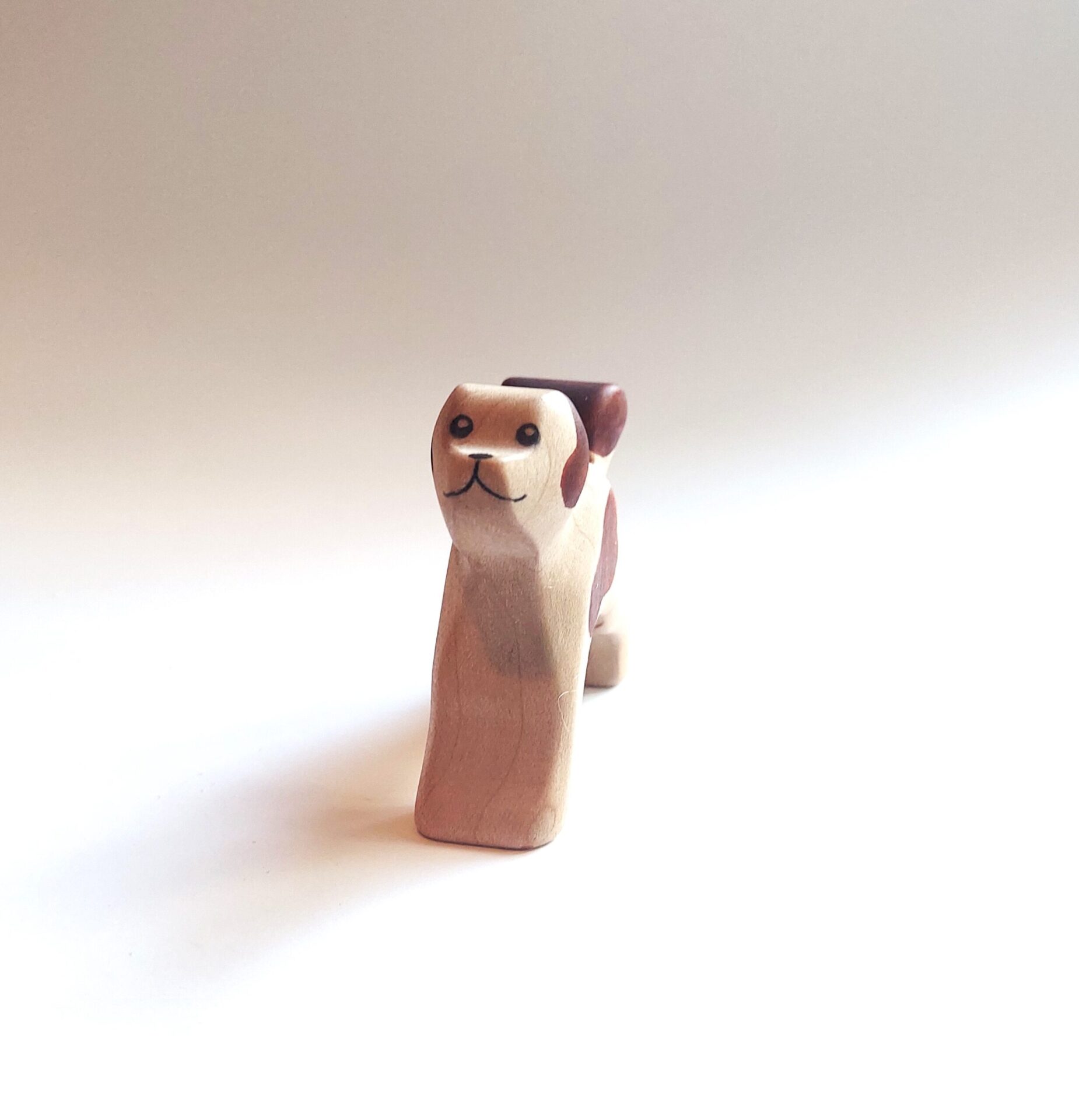 Dog Standing (Brown Spots) Georgian Wood Toy