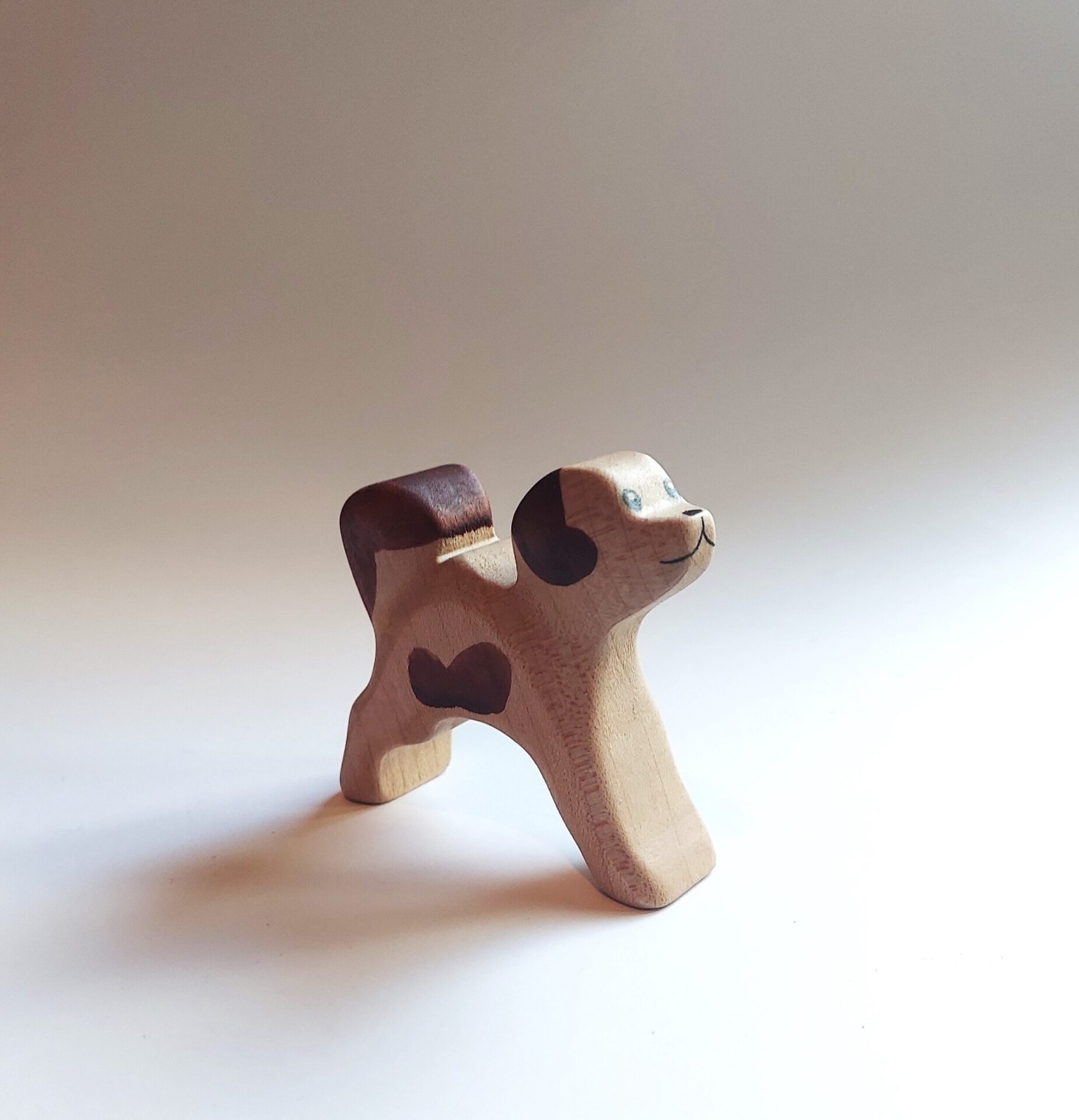 Dog Standing (Brown Spots) Georgian Wood Toy