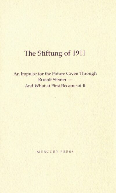 The Stiftung of 1911