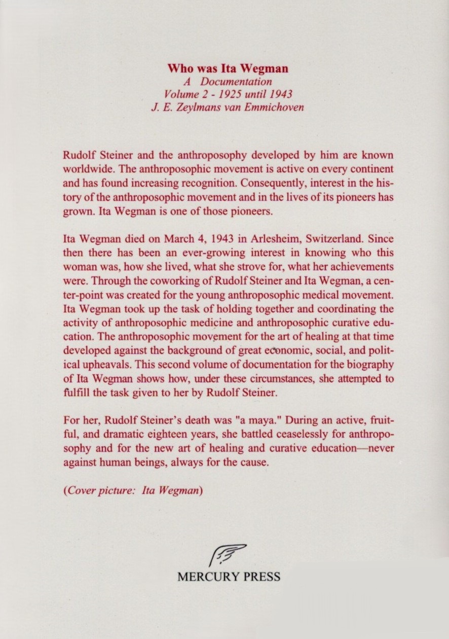 Who Was Ita Wegman? (Vol.2) - Image 2