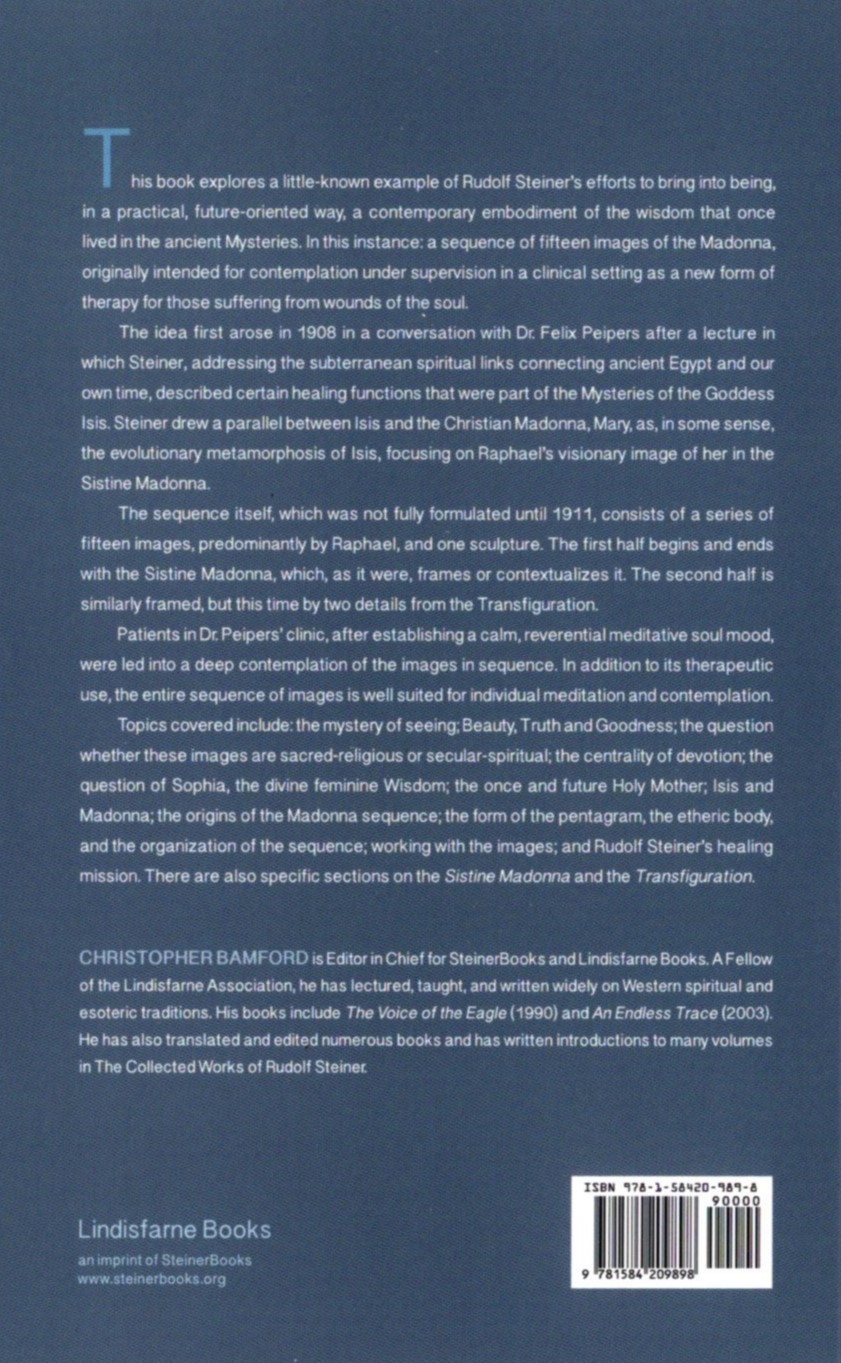 Healing Madonnas by Christopher Bamford (back cover) | Rudolf Steiner Bookstore