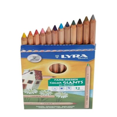Lyra Color Giants Unlacquered Pencils (12 Color Box Set)