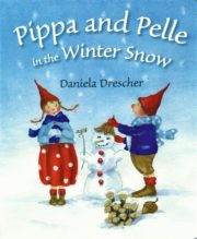 Pippa and Pelle in the Winter Snow