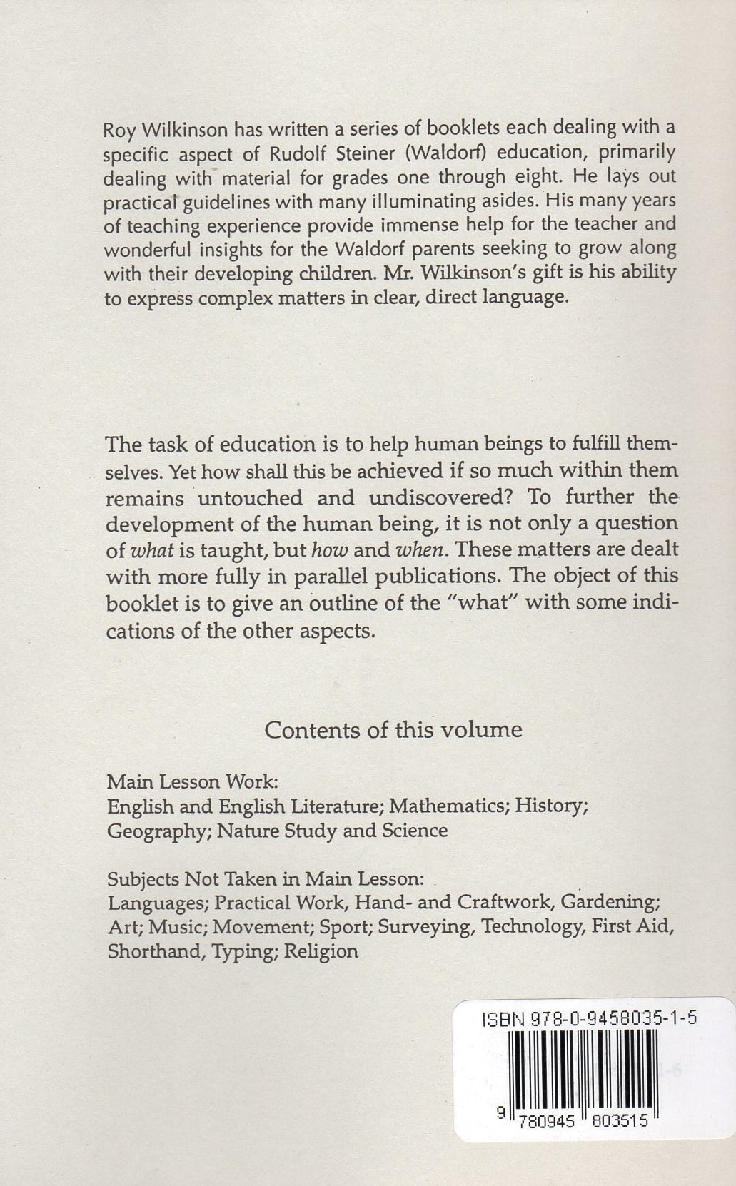 The Curriculum of the Rudolf Steiner School - Image 2