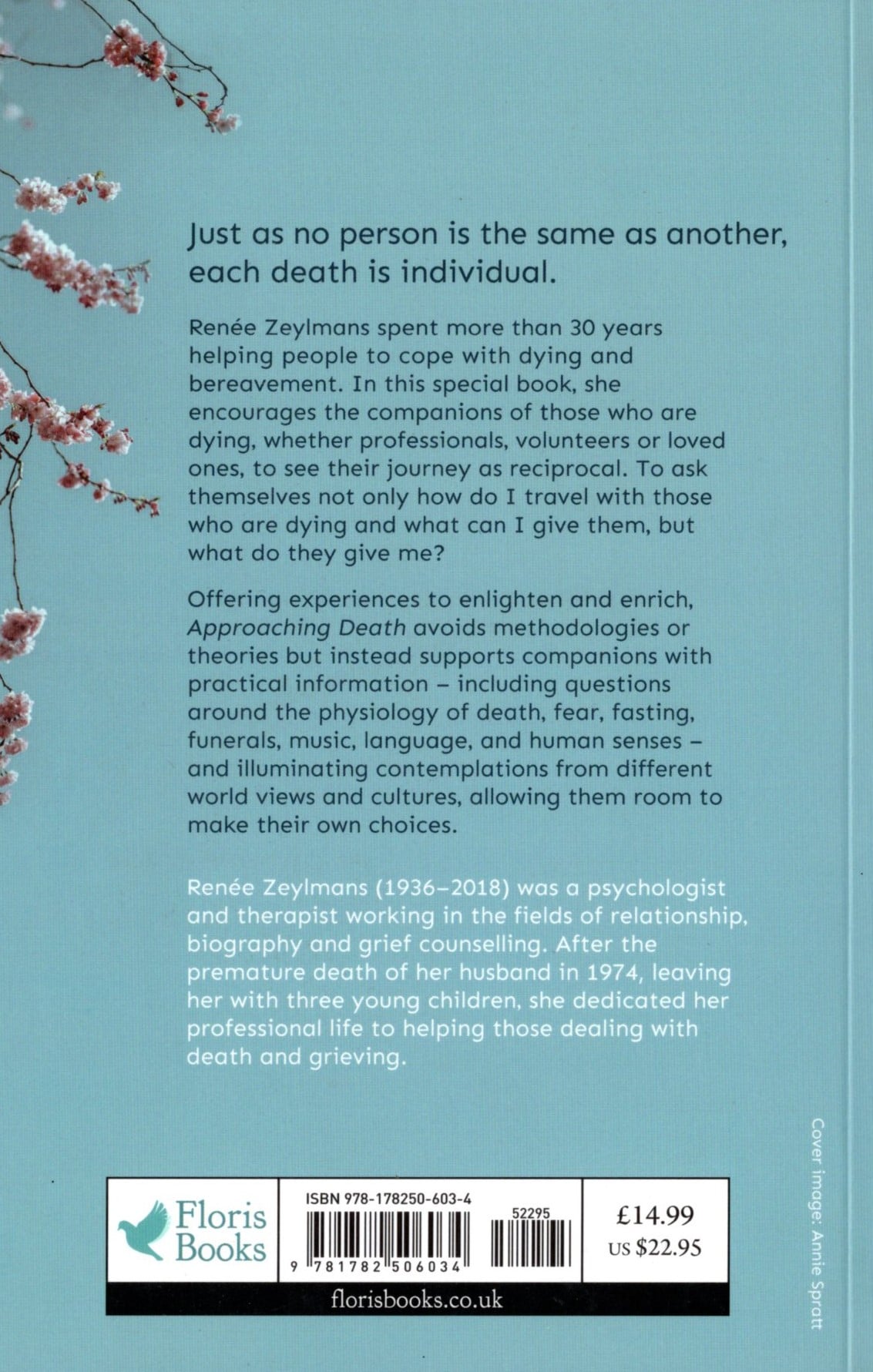 Approaching Death by Renée Zeylmans (back cover) | Rudolf Steiner Bookstore