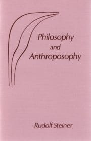 Philosophy and Anthroposophy
