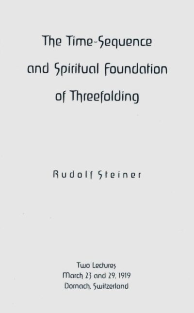 The Time-Sequence and Spiritual Foundations for Threefolding