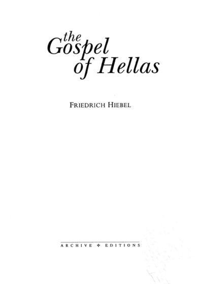 The Gospel of Hellas (eBook)