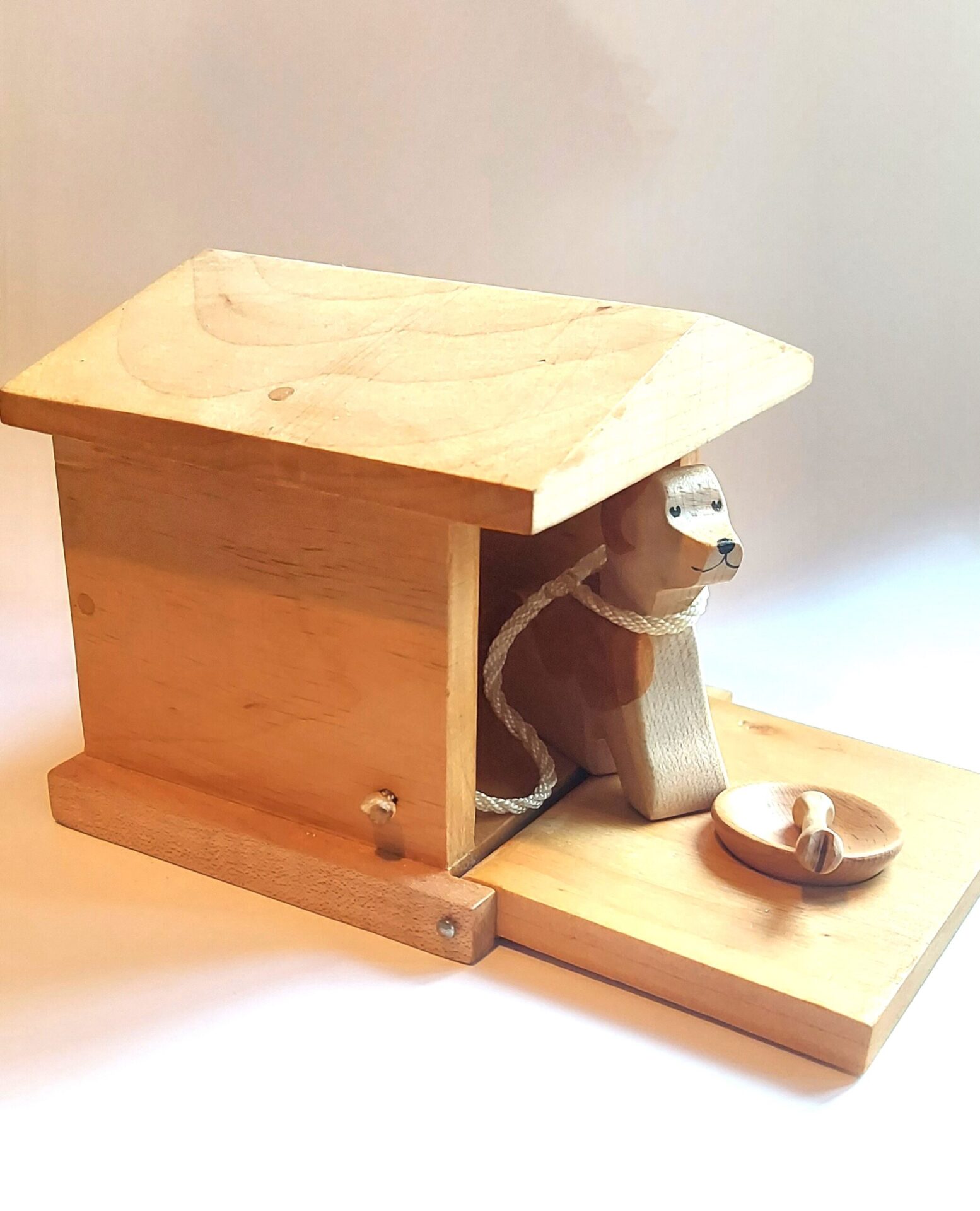 Dog House with Dog - Georgian Wood Toy