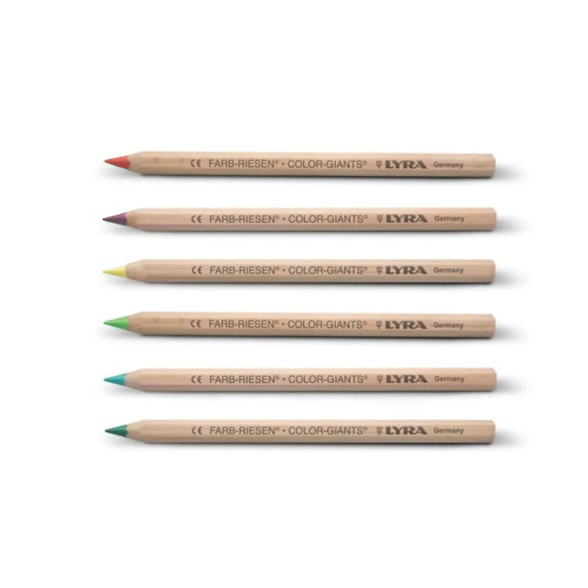 Lyra Color Giants Unlacquered Pencils