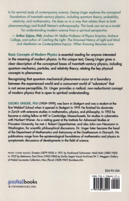 Basic Concepts of Modern Physics | Rudolf Steiner Bookstore
