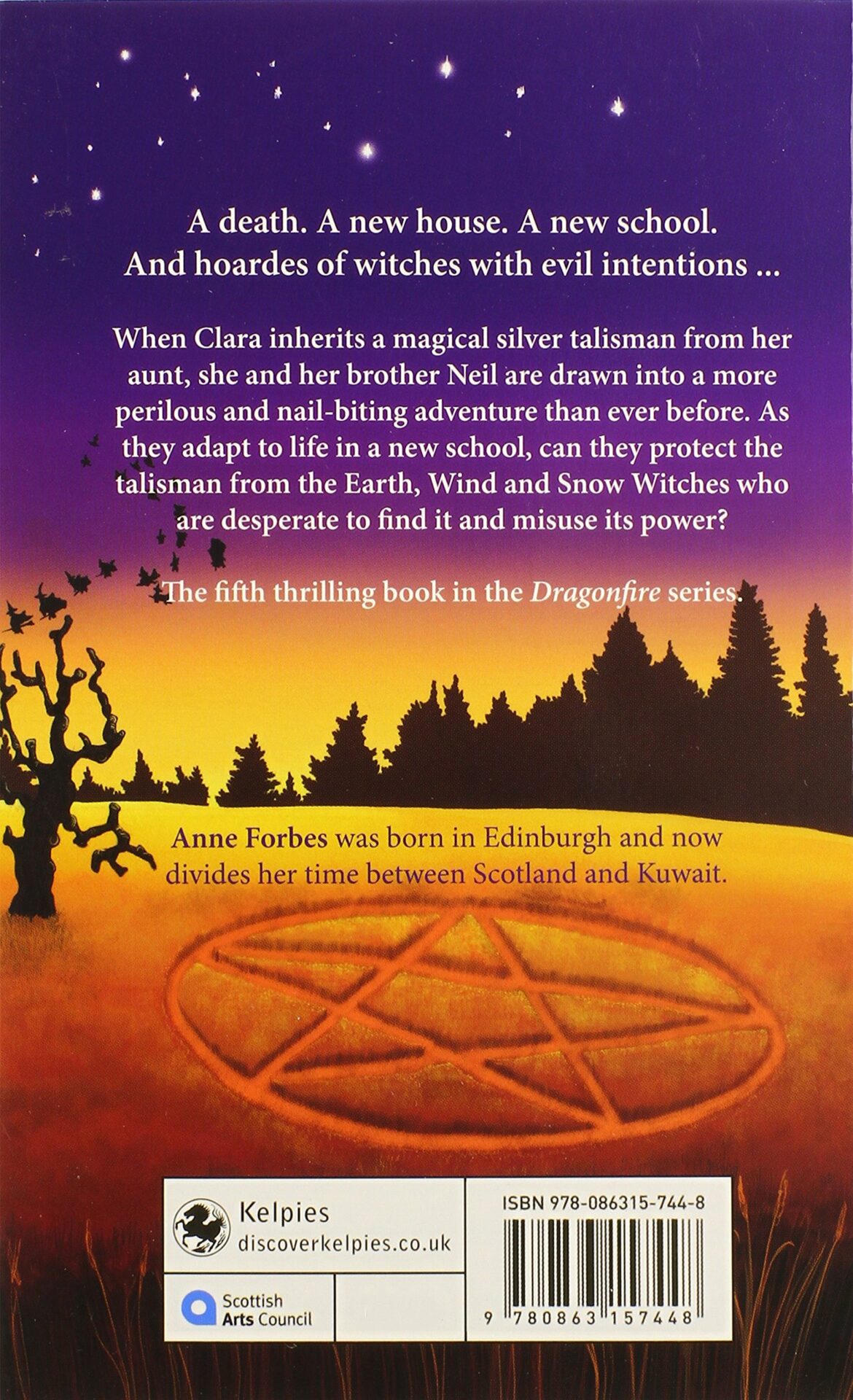 Witch Silver by Anne Forbes - Floris Books - back cover