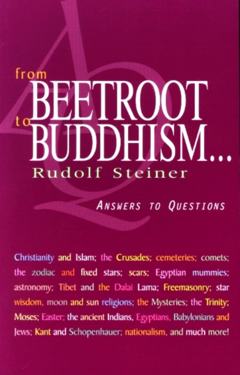 From Beetroot to Buddhism by Rudolf Steiner | Rudolf Steiner Bookstore