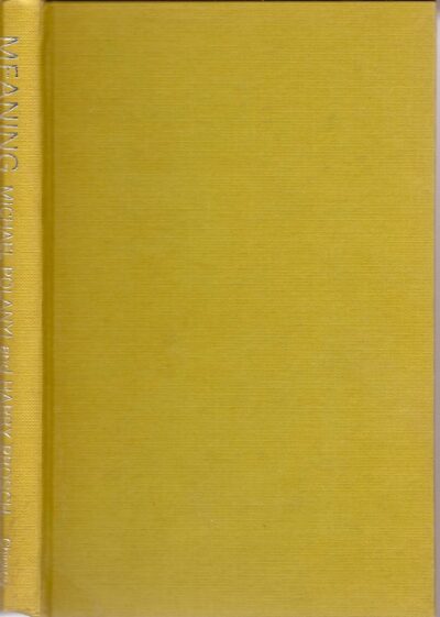 Meaning by Harry Prosch & Michael Polanyi | Rudolf Steiner Bookstore