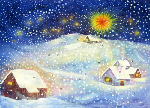 Winter Advent Calendar by Bernadette Lips | Rudolf Steiner Bookstore