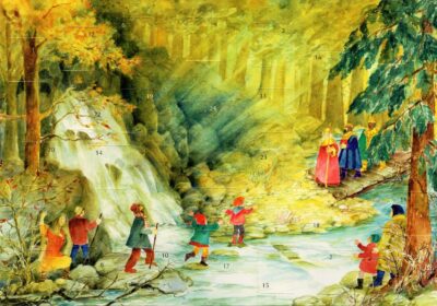 Three Kings in the Forest (Card) by C. Lesch | Rudolf Steiner Bookstore