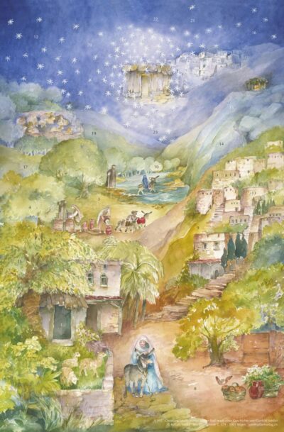 Mary's Little Donkey (Lesch) (Card) by C. Lesch | Rudolf Steiner Bookstore