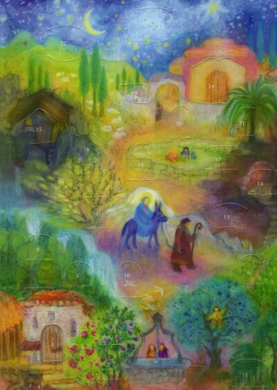 Mary's Little Donkey (Koconda) (Card) by Angela Koconda | Rudolf Steiner Bookstore