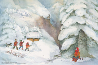 Christmas in the Mountains (Card) by C. Lesch | Rudolf Steiner Bookstore