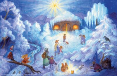 Christmas Night (Card) by Elisabeth Heuberger | Rudolf Steiner Bookstore