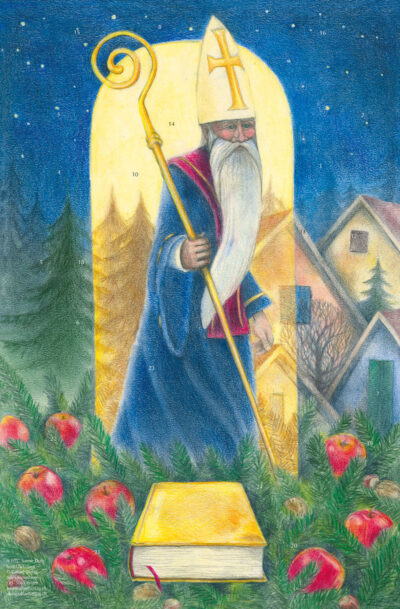 Saint Nicholas (Card) by Sanne Dufft | Rudolf Steiner Bookstore