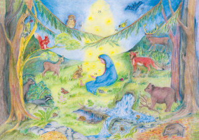 With the Animals (Card) by Michaela Reichert | Rudolf Steiner Bookstore