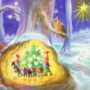 Gnomes around the Christmas Tree (Card) by Dorothea Schmidt | Rudolf Steiner Bookstore