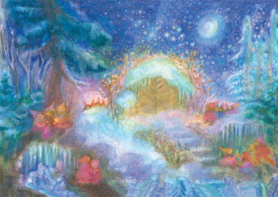Christmas with the Gnomes in the Forest by Angela Koconda | Rudolf Steiner Bookstore